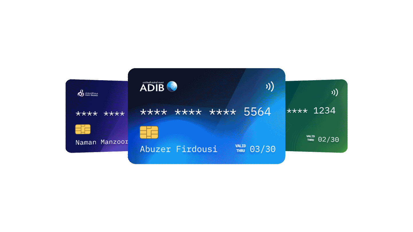 Credit Card Options Animation